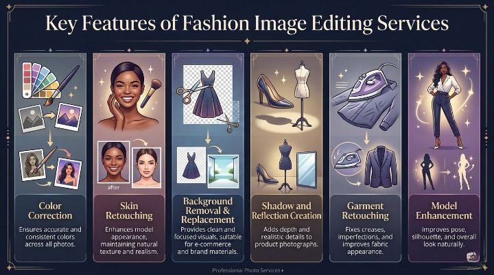 Key Features of Fashion Image Editing Services Key Features of Fashion Image Editing Services