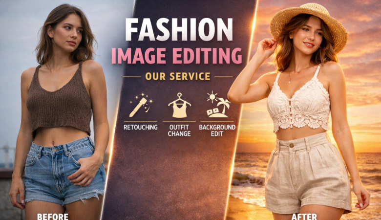 Fashion Image Editing: Retouch & Enhancement