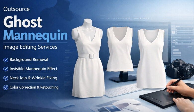 Ghost mannequin image editing services