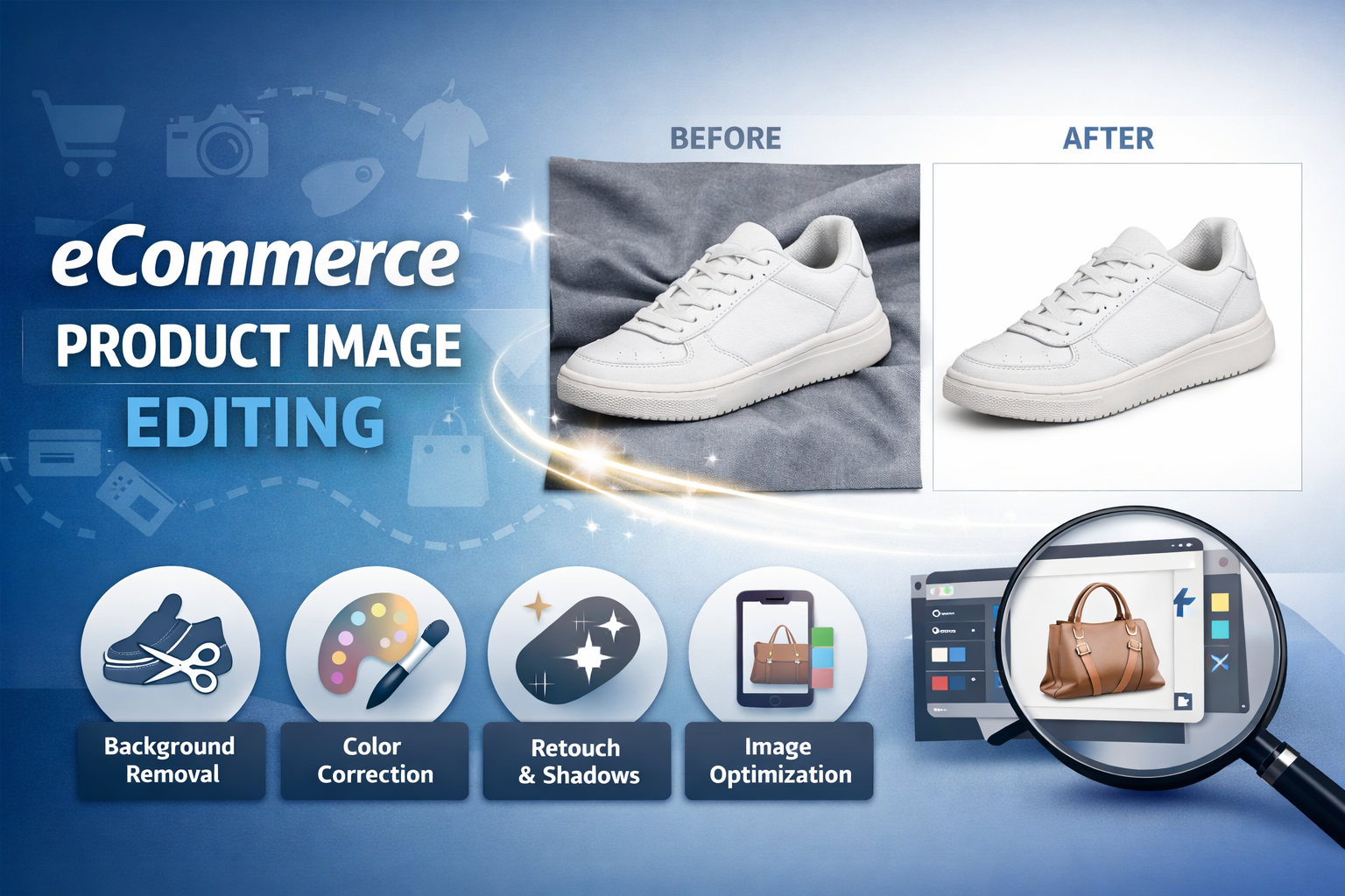 Ecommerce product image editing