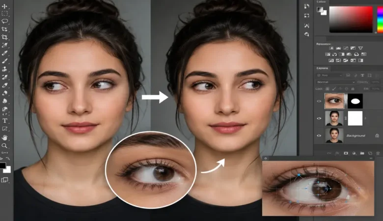 How to Adjust Eye Direction in Photoshop Like a Pro