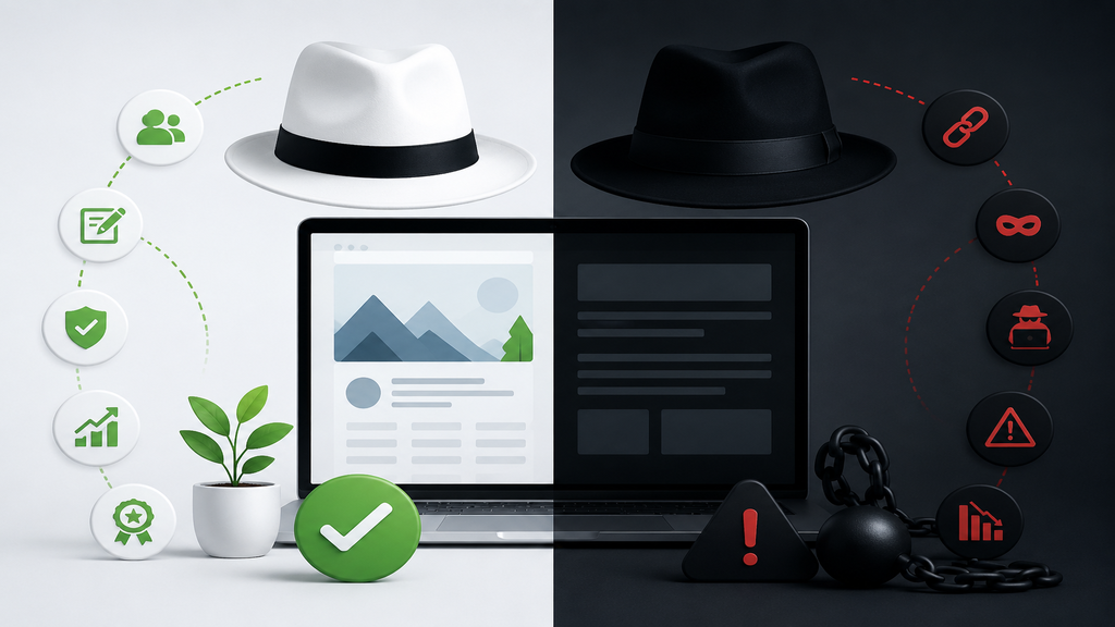 White Hat vs Black Hat SEO: Key Differences, Benefits, Risks, and Best Practices