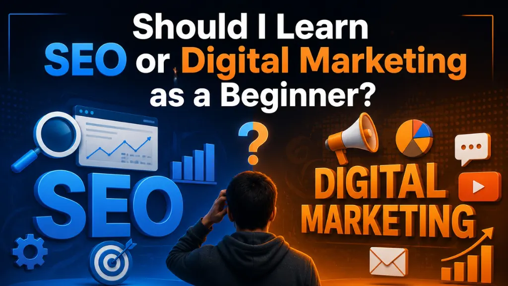 Should I Learn SEO or Digital Marketing as a Beginner