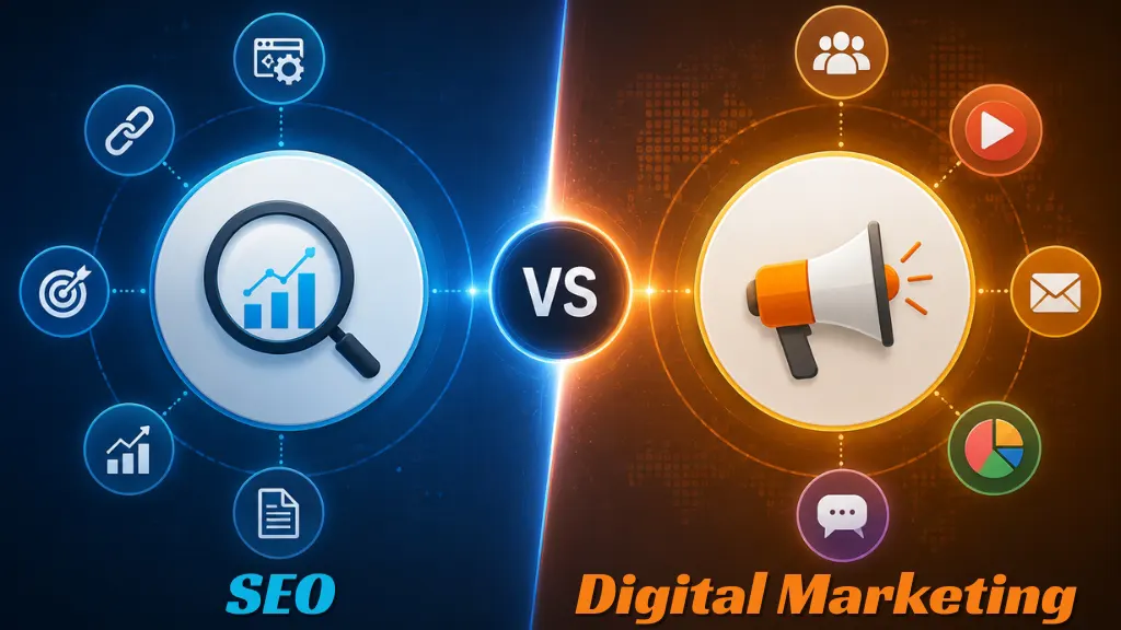 should I learn SEO or digital marketing