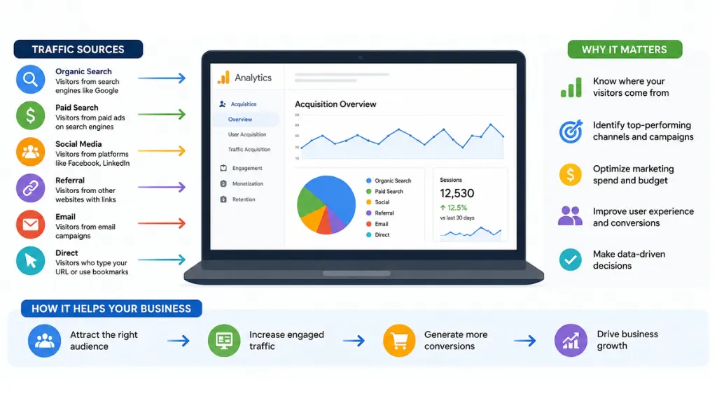 what is acquisition in google analytics