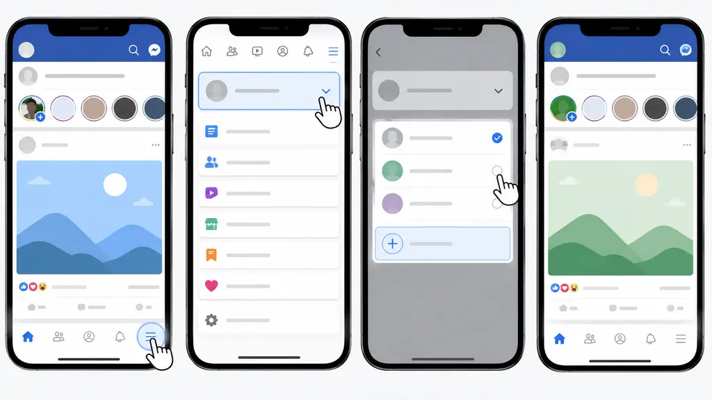 How Do I Switch Accounts on Facebook on Mobile