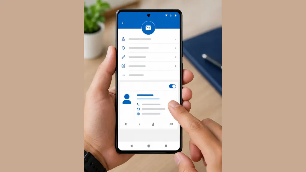 How to Edit Your Outlook Signature on Android