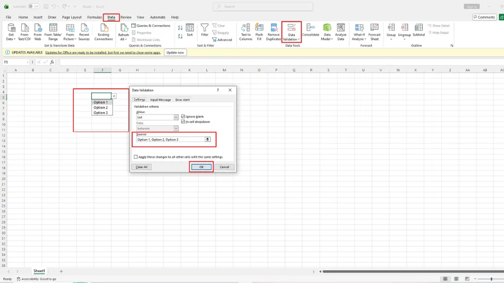 How to Edit a Drop Down List in Excel