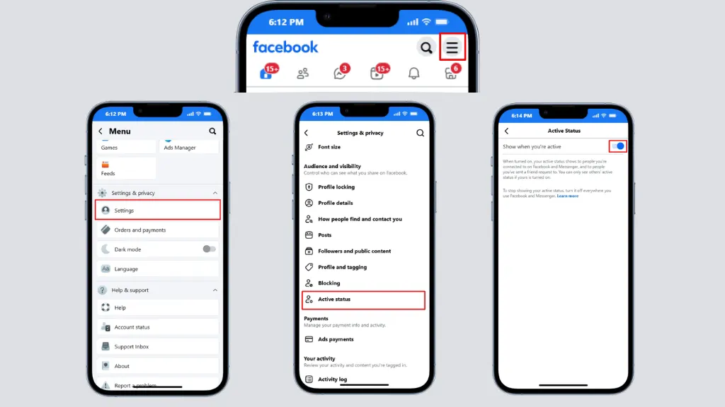 How to Turn Off Activity Status on Facebook Using the Mobile App