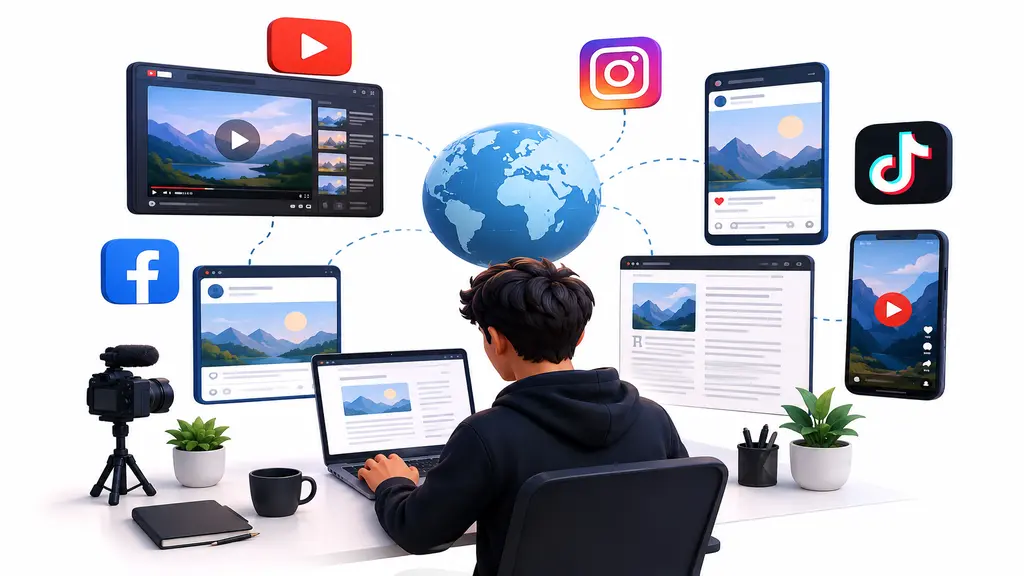 Where Do Content Creators Work